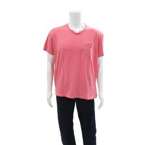 Polo Ralph Lauren Mens Pink Cotton Crew Neck T Shirt Size L